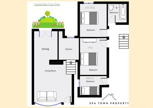 Castle Gate by Spa Town Property - Central Location with Large Living Space, Warwick (Foto 8)