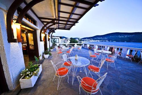 Balcony/terrace, Mirini Hotel in Samos City Center