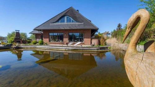 المنظر الخارجي, Ferienhaus mit Kamin am Hafen in S in Altensien