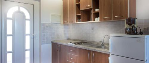 ห้องครัว, Studio apartment in Novalja with sea view, terrace, air conditioning, Wi-Fi (3565-4) in คาสกา
