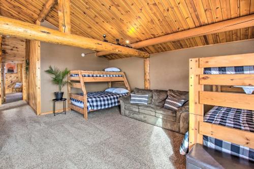 Bright Bear Lake Lodge with Hot Tub and Game Room