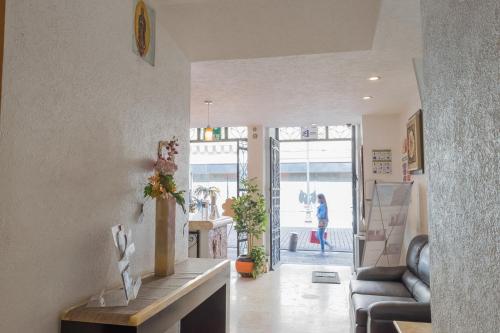 Előcsarnok, Hotel Posada Guadalupe in Puebla