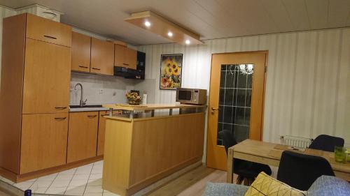 廚房, Ferienwohnung Sonnenblick in 比紹夫斯韋達