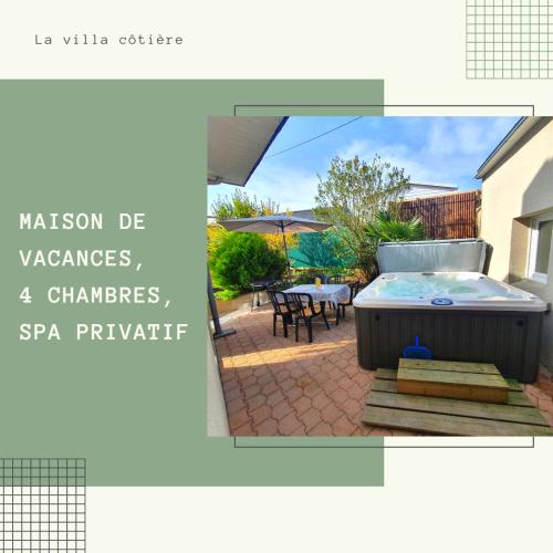 La villa côtière gîte à louer Bot-Caérel