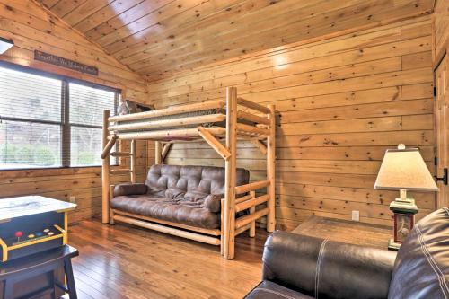 Rustic Pigeon Forge Cabin with Hot Tub Near Town! in Pigeon Forge, USA