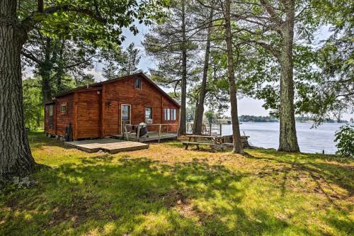Private Island with Land Access cabin