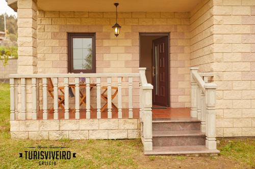  Casa en la playa de Area con finca privada in Viveiro