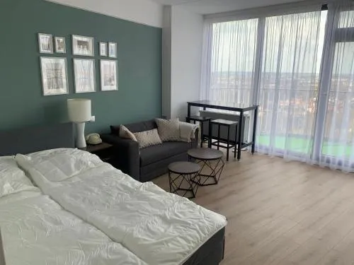 Sky Apartment im Hotelturm in Augsburg, Deutschland