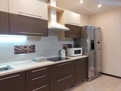 مطبخ, Студія з неймовірним краєвидом біля м Лівобережна ліфт інтернет працює (Студія з неимовірним краєвидом біля м Лівобережна ліфт інтернет працює) in Dniprovskyj