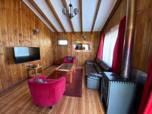Koplietošanas atpūtas telpa ar TV, Cabaña Nueva Norte (Cabana Nueva Norte) in Loncoche