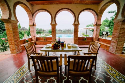 balkon/terras, Casa Rural San Antonio in Cabra