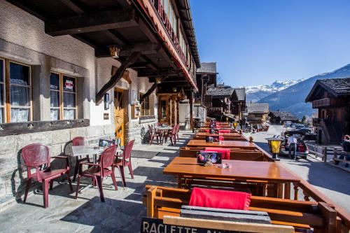 Erkély/terasz, Hotel de Moiry in Grimentz