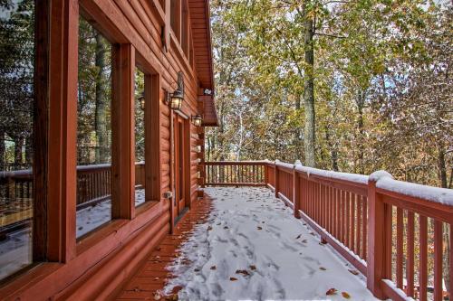 Secluded Smoky Mountain Cabin with Wraparound Deck!