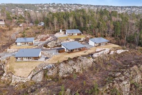 Modern cabin with a panoramic view of the Oslo Fjord