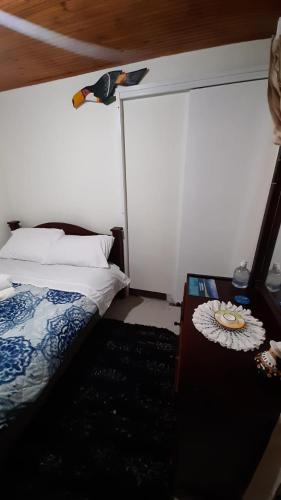1 double bed