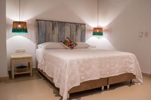1 double bed