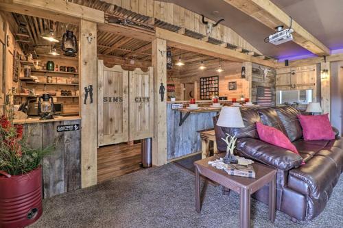 Rustic Sims City Studio Cabin with Projector! - image 6