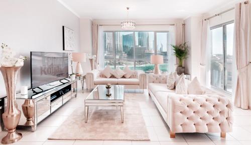 Elite Royal Apartment - Full Burj Khalifa & Fountain View - Brilliant - 2 bedrooms & 1 open bedroom without partition, Dubaj (fotografie 2)