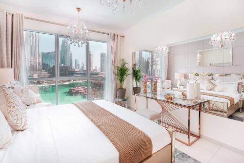Elite Royal Apartment - Full Burj Khalifa & Fountain View - Brilliant - 2 bedrooms & 1 open bedroom without partition, Dubaj (fotografie 5)