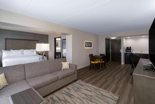 1 king bed, 1 sofa bed
