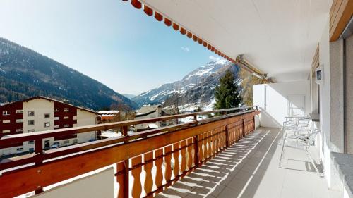  Gonenstein Residence in Leukerbad, entire apartment/studio with balcony in Leukerbad