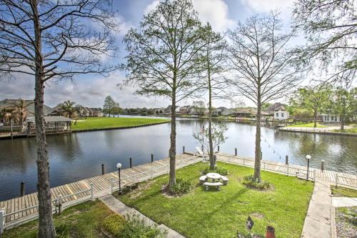 Spacious Waterfront Home with Boat Dock and Deck! Slidell