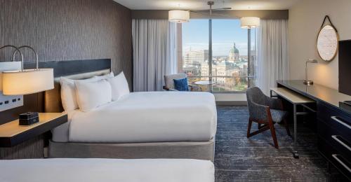 ハイアット リージェンシー インディアナポリス2 Double Beds Capitol View