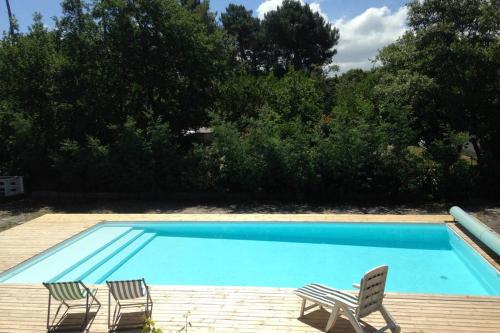 Gite avec piscine chauffée proche Arcachon gîte à louer Sanguinet
