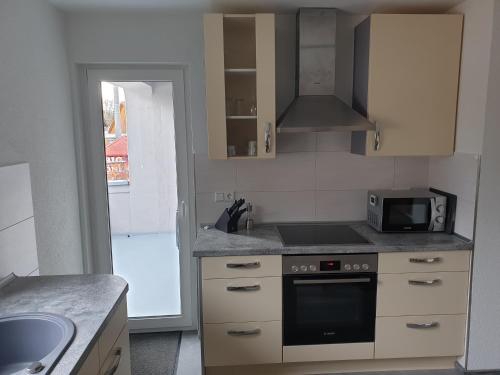 廚房, Ferienwohnung Muller in 肯辛根