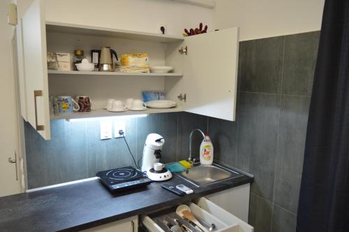 keittiö, Belvárosi Apartman (Belvarosi Apartman) in Ispitaalja