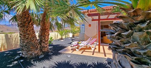 Dārzs, Ferienhaus Casa Oasis - La Pared - Garten - Meerblick in Pareda