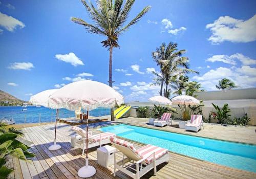 Villa Horizon Lointain - Private beach and pool with sea view - Location, gîte - Cul de Sac