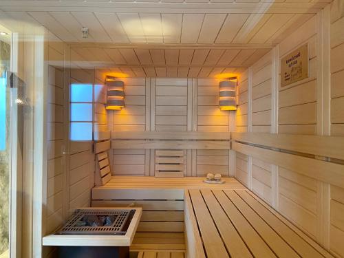 桑拿, Landhaus Waltersdorf - Pool & Wellness in 霍恩斯泰因