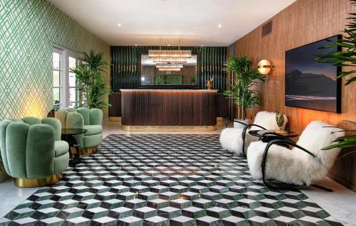 로비, 더 콜로니 팜스 호텔 (The Colony Palms Hotel) in 팜 스프링 시티 센터