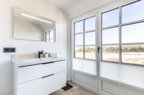Bathroom, Haus Dikhus in Rantum