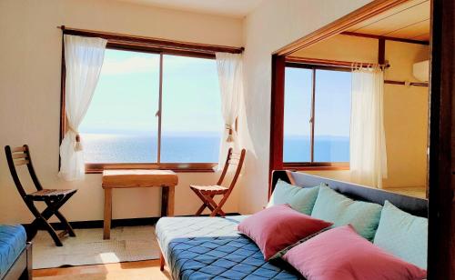 Family Room with Side Sea View