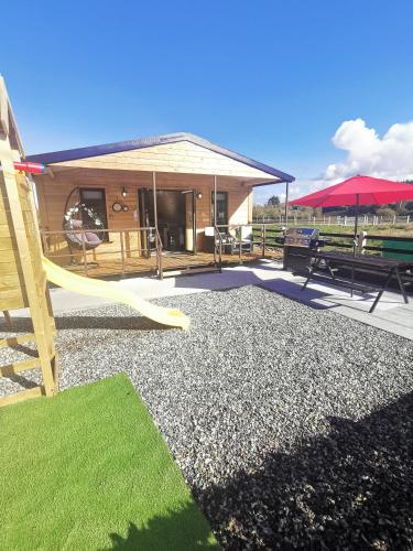 . The Lodge Mountain View Log Cabin , Attymass Ballina