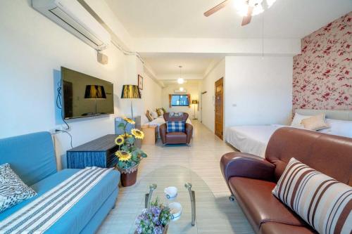 5 double beds