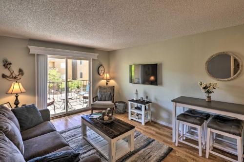 Condo with Balcony - Walk to Lake, Dining, and Shops!