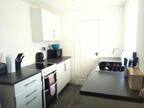 Konyha, Seabreeze Apartment in Blyth