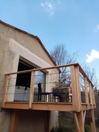 Балкон/тераса, La Canopée (La Canopee) in Barret-sur-Méouge