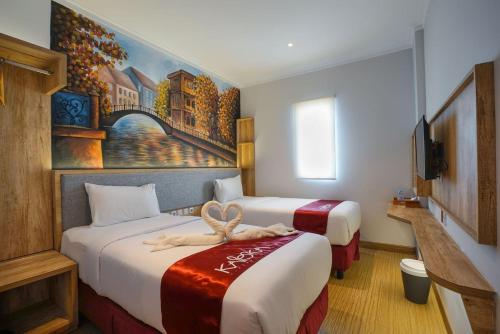 Kaloka Airport Hotel Room Type - Superior Twin Room with City View