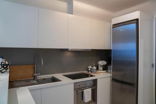 주방, Seaside Maisonette in Itea in 이타