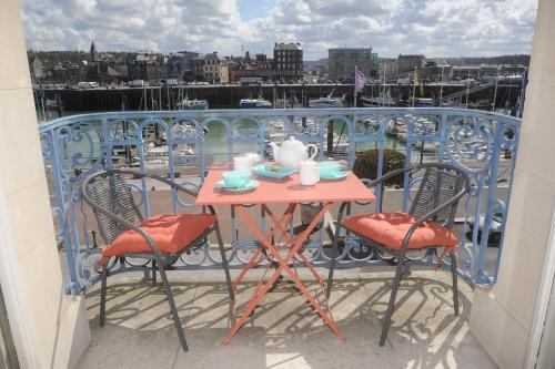 L'Anvers vue port de plaisance 2 à 3 pers - Location saisonnière - Dieppe