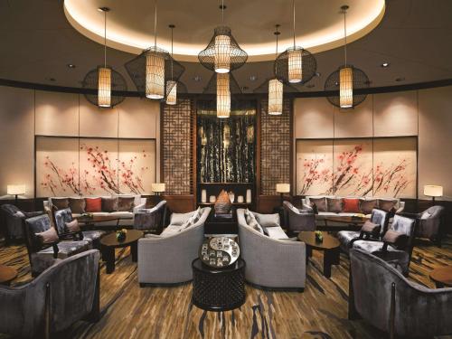 Bar/lounge, Kerry Hotel Pudong, Shanghai near SNIEC Exhibition Hall