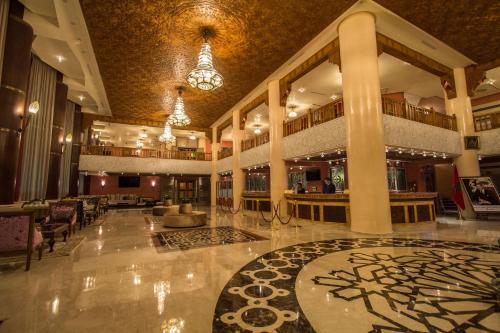 Lobby, Hotel Tafilalet in Meknes