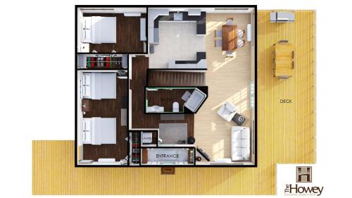 3 bedrooms, 5 beds