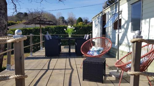 Lodge privé avec piscine gîte à louer La Canéda