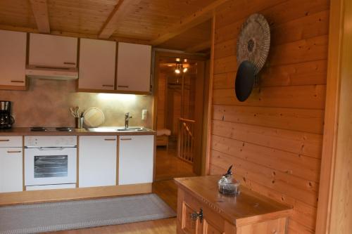 Cocina, Ferienwohnung Brittenberg Alpaka in Schwarzenberg