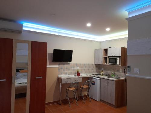 キッチン, Andrea Apartman in ハイデゥソボスロー